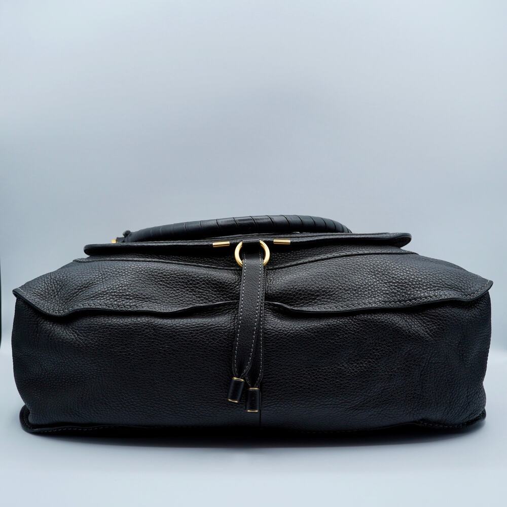 Chloe Calfskin Medium Marcie Satchel Black - Picture 4 of 11